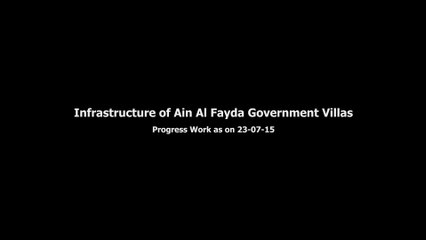 Infrastructure of Ain Al Fayda Government Villas