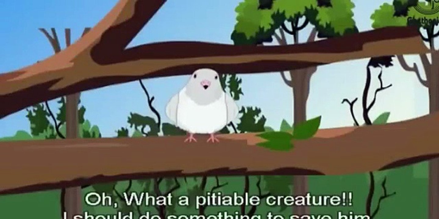 Aesop's Fables - Ant and The Dove - Kids Stories - Short Stories for Kids - Animated/Cartoon Stories