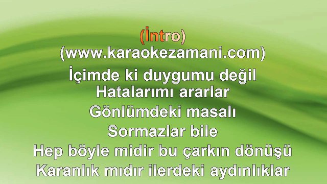 Hakan Altun - Yol Verin Dağlar Bana - 1999 TÜRKÇE KARAOKE