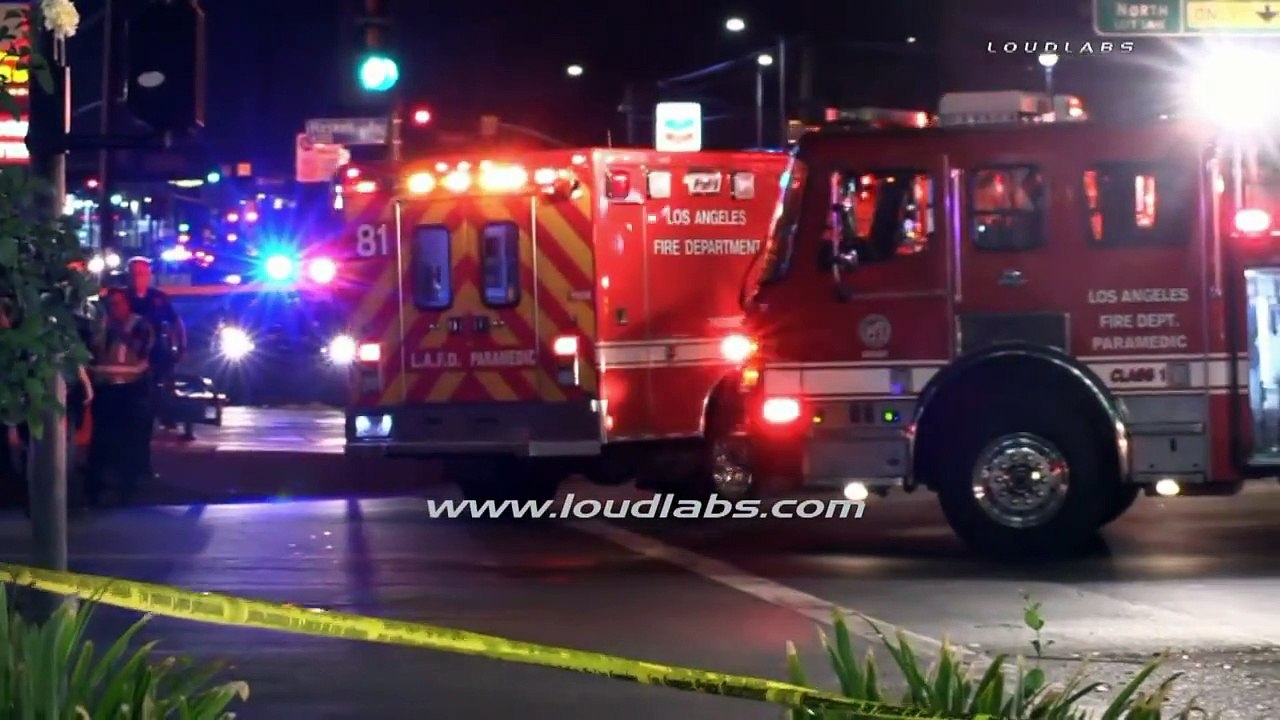 DUI Causes Triple Fatal Car Crash / North Hills   RAW FOOTAGE
