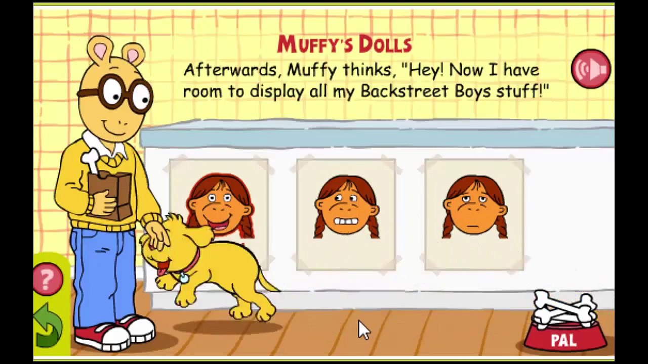 Arthur About Face Cartoon Animation PBS Kids Game Play Walkthrough