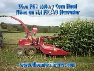 New holland FP240 forage harvester with Dion F61 rotary head