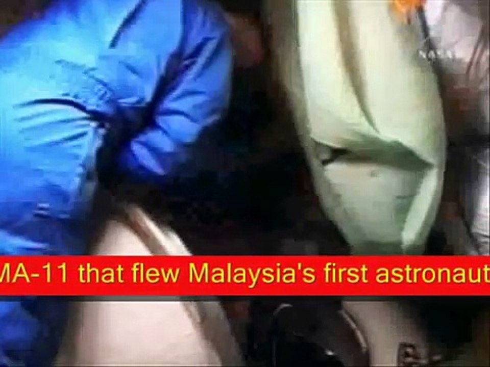 First Malaysian Sheikh Muszaphar board ISS