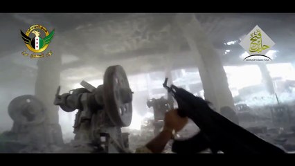 POV GoPro Helmet Cam CQB Footage From Aleppo