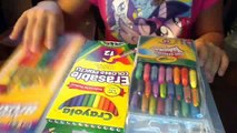 3 different kinds of twistable crayons,erasable colored pencil, and cool drawing paper review!!!!!!
