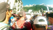 Partenza Ultra Trail del Monte Bianco UTMB chamonix 28 Agosto 2015 muppets luca