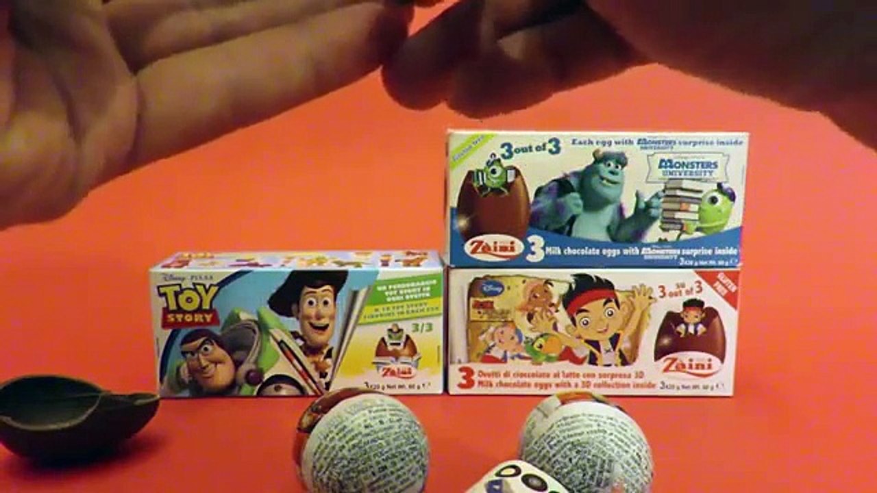 Disney Pixar Cars Chocolate SURPRISE EGGS Unboxing