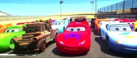 16  Disney Pixar Cars Lightning Mcqueen race with Rayo Dinoco Spiderman Macqueen Mater Batman Hulk