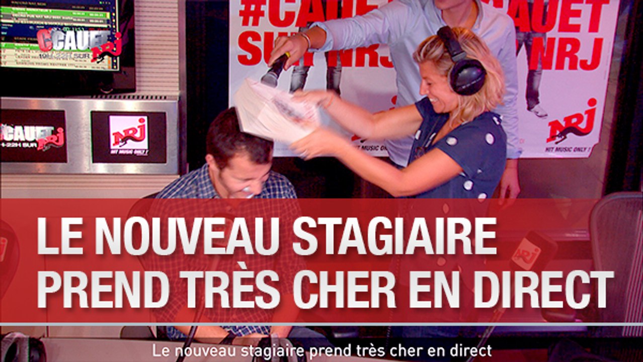 Le nouveau stagiaire prend très cher en direct - C'Cauet sur NRJ