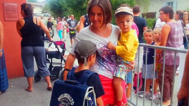 Rentrée scolaire à l'école Paulette Collavet à Saint Blaise du Buis