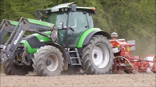 Maisdrillen 2013 Im Bergischen Land mit Deutz-Fahr Agrotron K110 & Deutz 8006