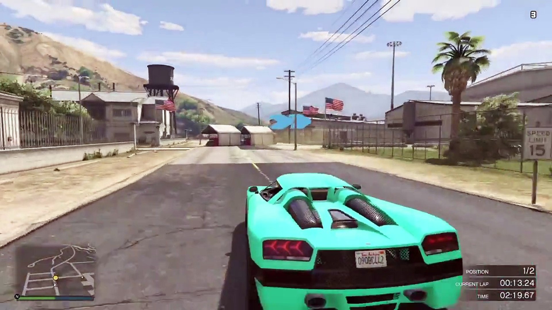 ⁣Gta5 race.