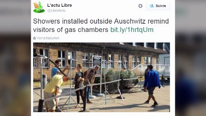 Auschwitz : les brumisateurs qui font polémique