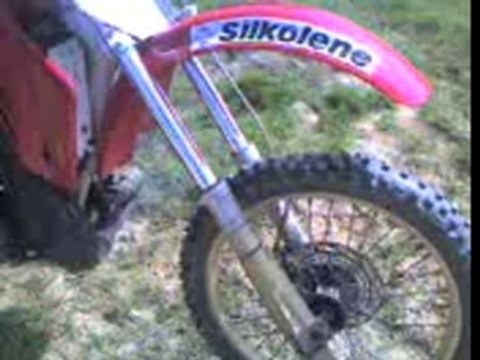 Tony premiére éssaie du 250 CR