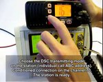 VHF Radio with DSC testing by GMDSS Tester MRTS-7