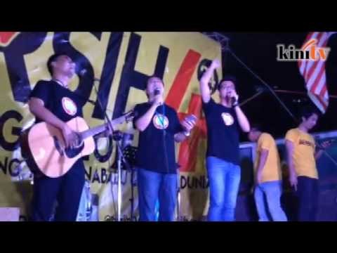 11.00pm - Peserta dendang 'Selamat tinggal Najib, Rosmah''