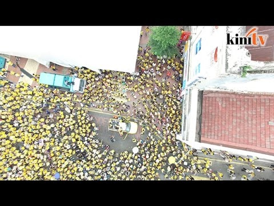 Bersih 4 from the sky