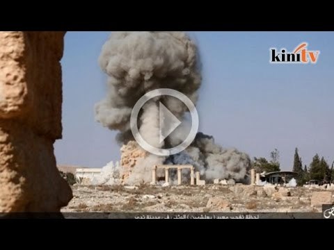 IS dedah foto pemusnahan kuil purba Palmyra