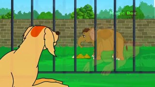 Elephant And Dog Jataka Tales In English Animation / Cartoon Stories For Kids