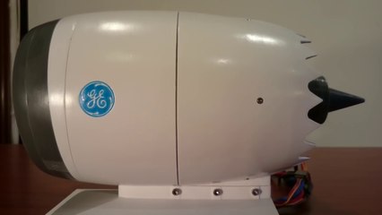 3D Printed B787 GE GEnx-1B  Jet Engine with Thrust Reverser