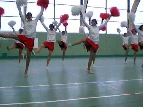 les pom pom girls de l'ESSCA (2)