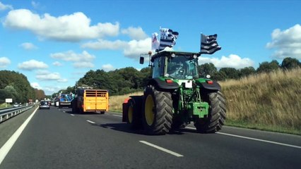 Les agriculteurs finistériens à Dol de Bretagne