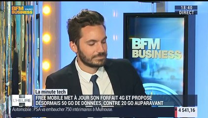 La minute tech: Free Mobile met à jour son forfait 4G - 01/09