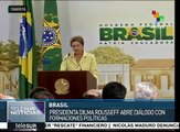 Brasil: presidenta se reúne con líderes de partidos políticos aliados