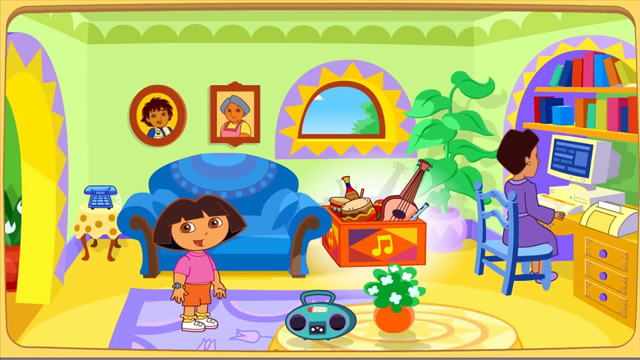 Dora The Explorer Cartoons For Kids Children La Casa De Dora - video Dailym...
