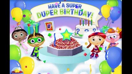 Super Why Cake Maker Birthday Party Cartoon Animation PBS Kids Game Play Walkthrough [Full