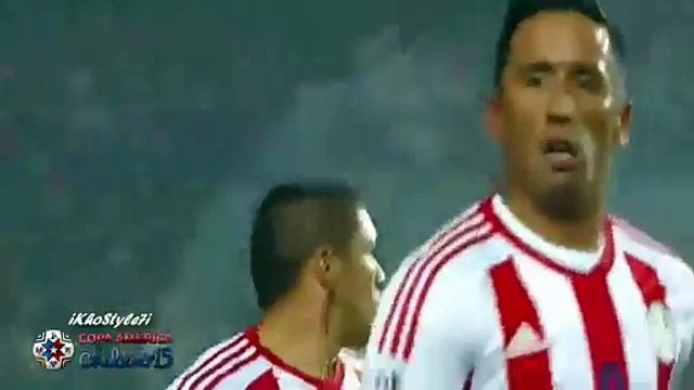 Gol Lucas Barrios Goal - Argentina vs Paraguay 4-1 Semifinal Copa America 2015