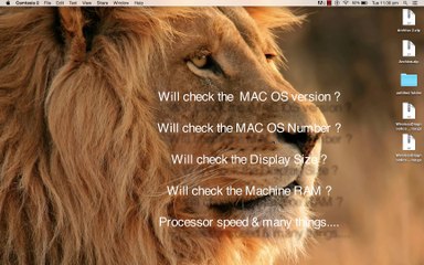 MacOS machine Information