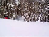 Bryson & Dom snowboarding in Niseko