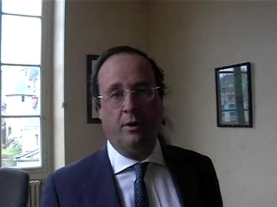 Message de F. Hollande aux Corréziens