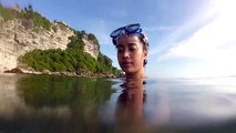 Snorkeling in Uluwatu, Bali. (GoPro Hero 3 )