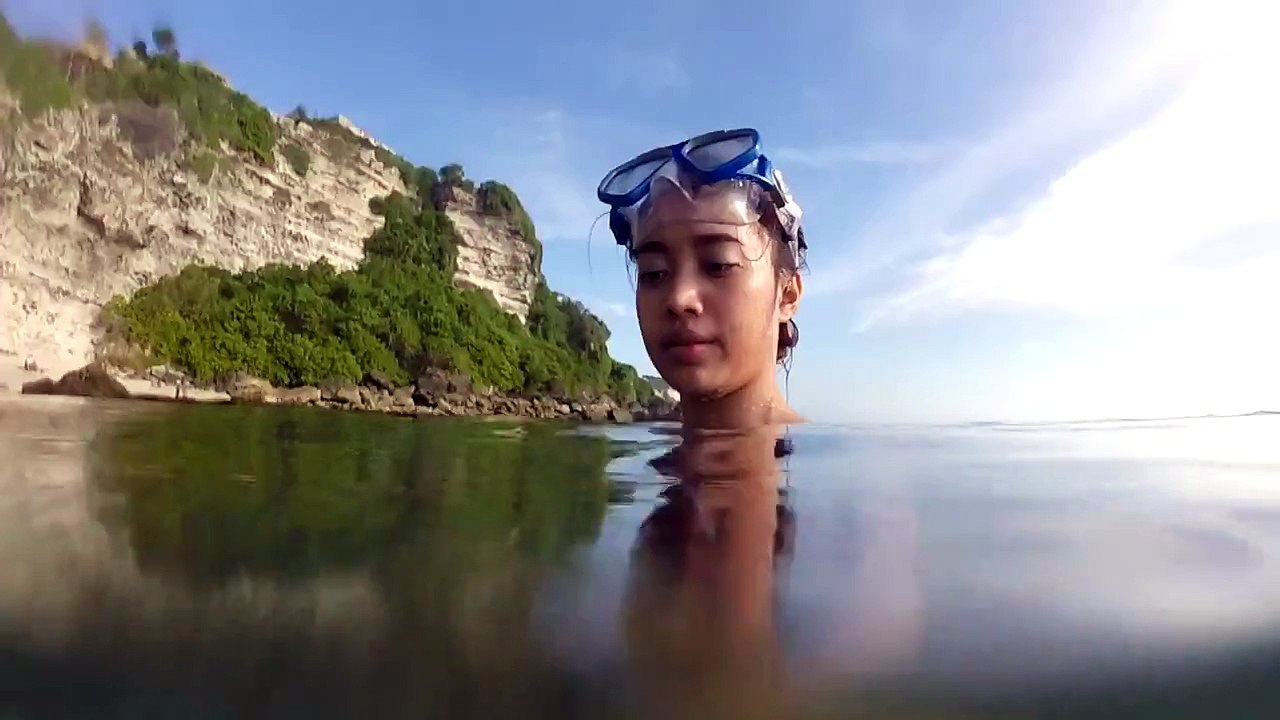 Snorkeling in Uluwatu, Bali. (GoPro Hero 3+)