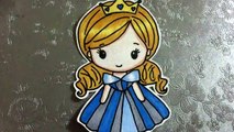 Cute/ Kawaii cartoon princess drawing #4