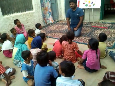 Bible class with kids. New life in Christ ministries