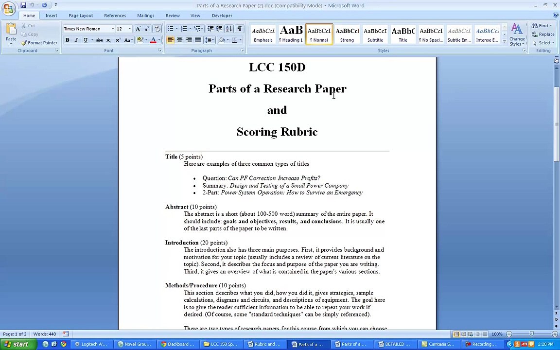 How to write a research paper and a literature...