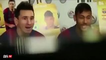 Messi, Neymar y Munir se ríen a carcajadas de Dani Alves