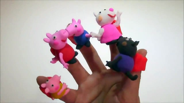 Peppa Pig Friends Finger Family Nursery Rhyme Suzy Sheep Peppa Pig Candy Cat Zoe Zebra Ped