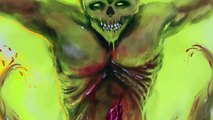 digital paint / speed paint by desecrart ( rotting body ) by desecrart