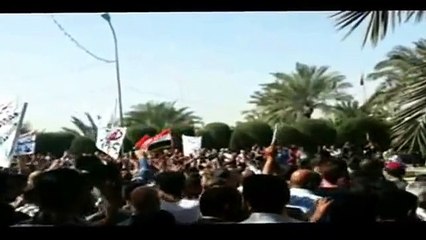 مظاهرات شركة نفط الجنوب 19-2-2013
