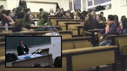 LA CLASE. Emotiva sorpresa al profesor Marcos Roca. ¡Oh, capitán, mi capitán!