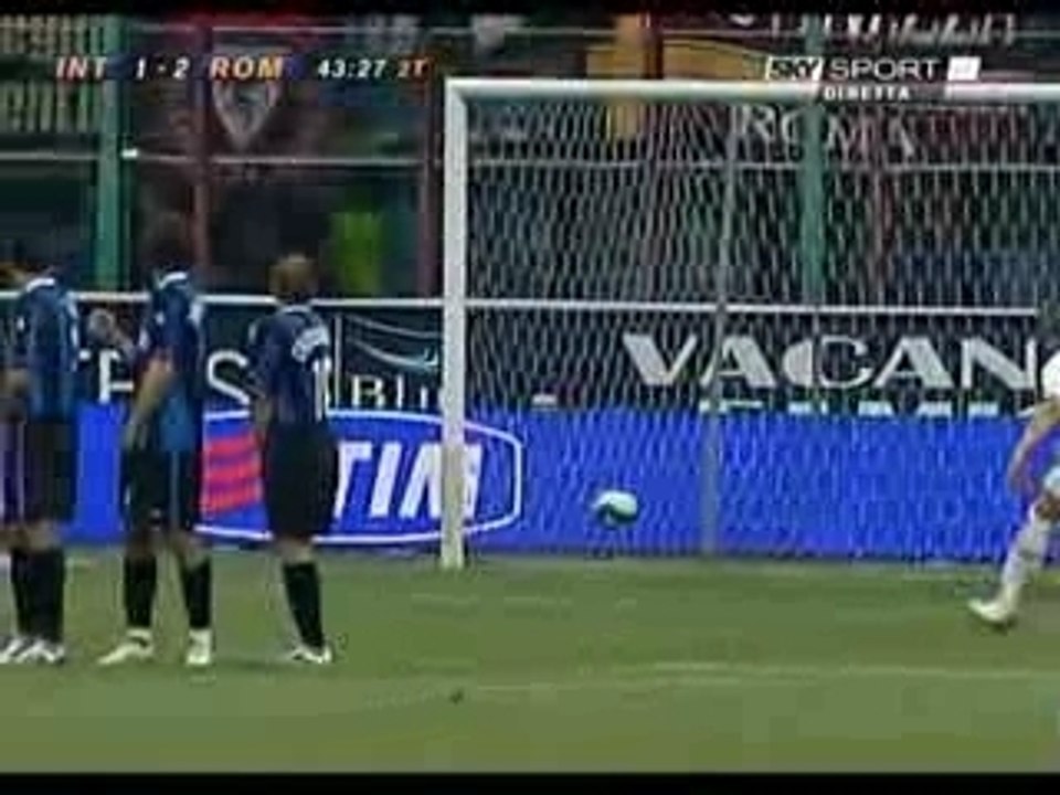 Inter-Roma 1-2 Totti Season 2006-07