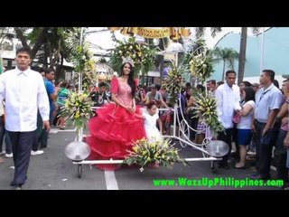 Cindy Miranda as Reyna de las Virgines of Santacruzan 2013 at Araneta Center
