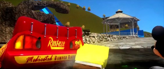 SpongeBob Squarepants have Fun with Mickey Mouse & Disney Pixar Cars Lightning Mcqueen!
