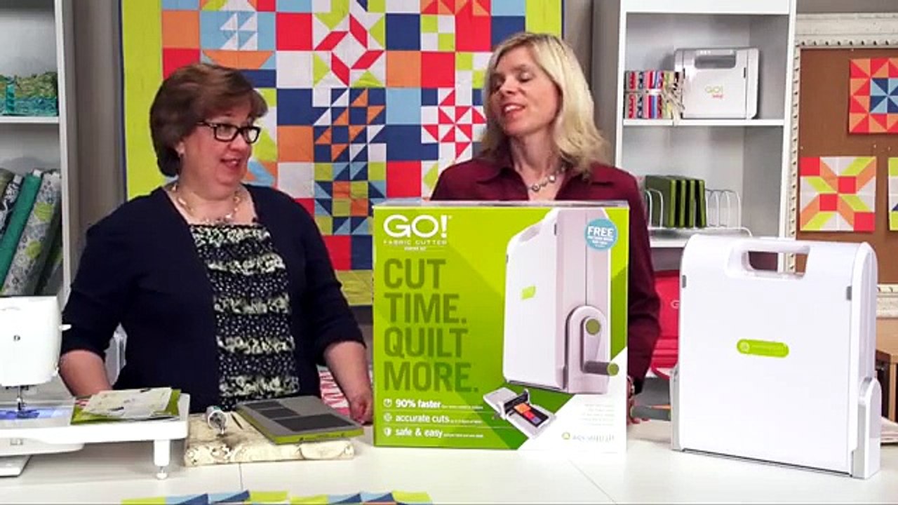 Accuquilt GO! Fabric Cutter Starter Set – Quilting Tutoria