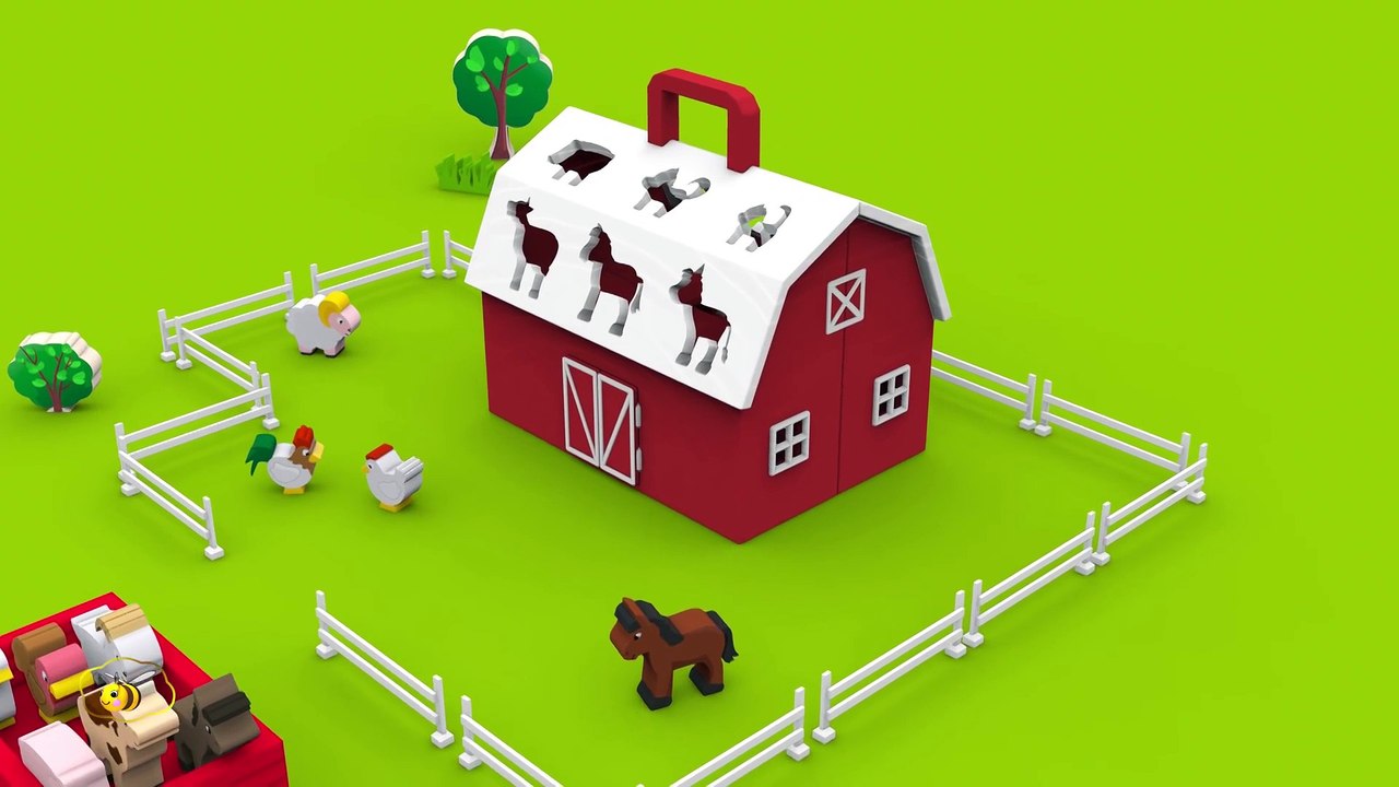 Apprendre les animaux de la ferme et leurs cris...