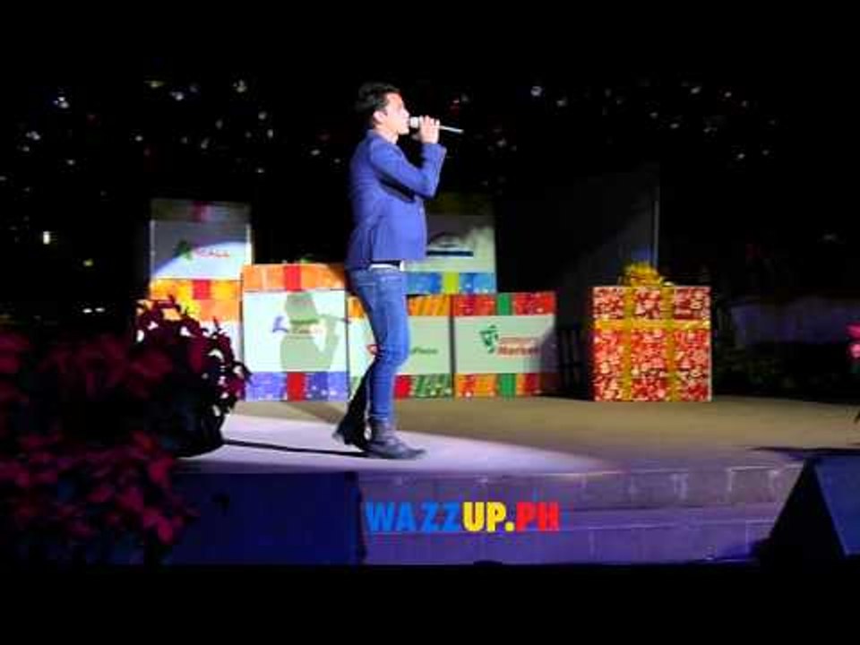 James Reid at the Araneta Center Christmas Tree Lighting 2014